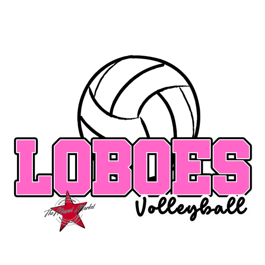 Loboes Varsity Volleyball-Baby Pink