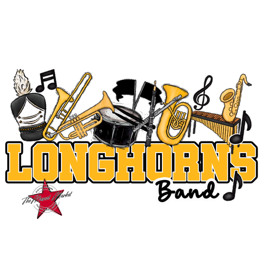 Longhorns Varsity Band-Yellow