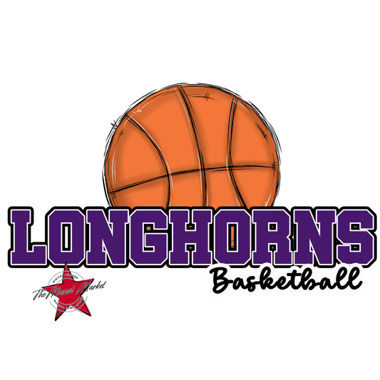 Longhorns Varsity Basketball-Purple