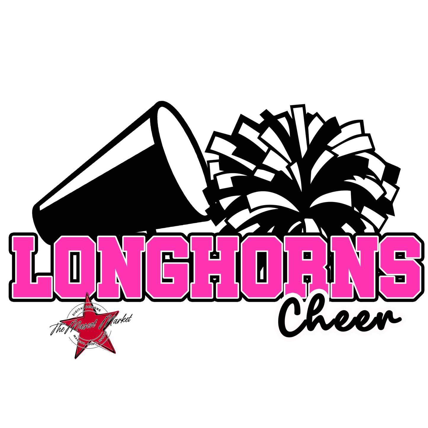Longhorns Varsity Cheer-Pink