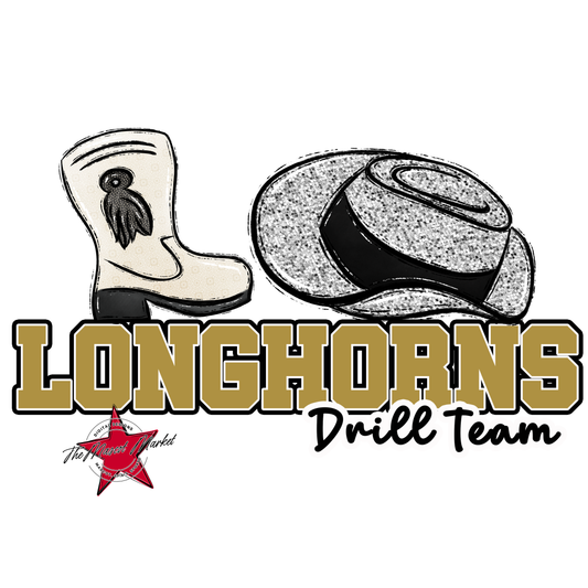 Longhorns Varsity Drillteam-Gold