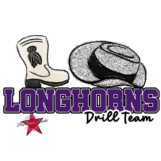 Longhorns Varsity Drillteam-Purple