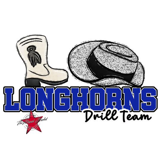 Longhorns Varsity Drillteam-Royal Blue