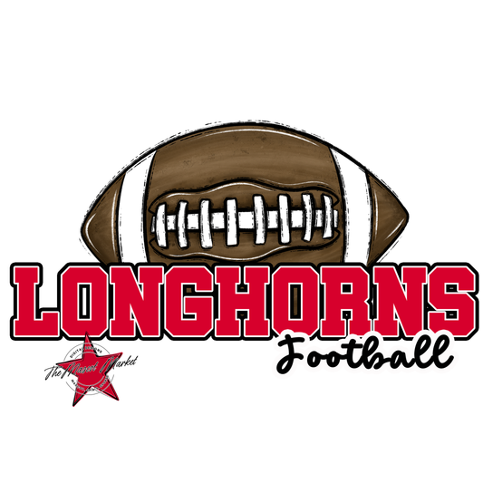 Longhorns Varsity Football-Red