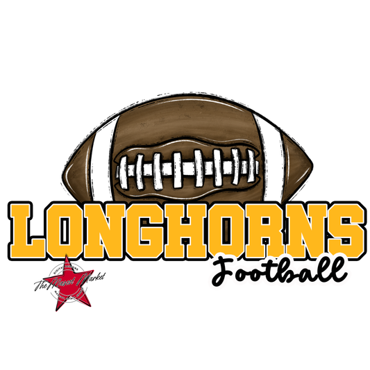 Longhorns Varsity Football-Yellow