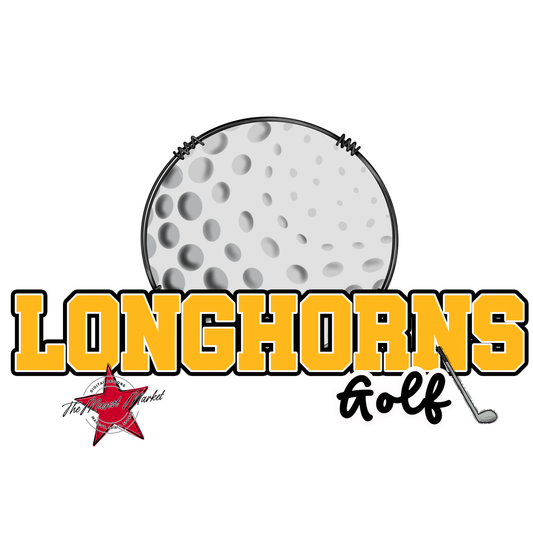 Longhorns Varsity Golf-Yellow