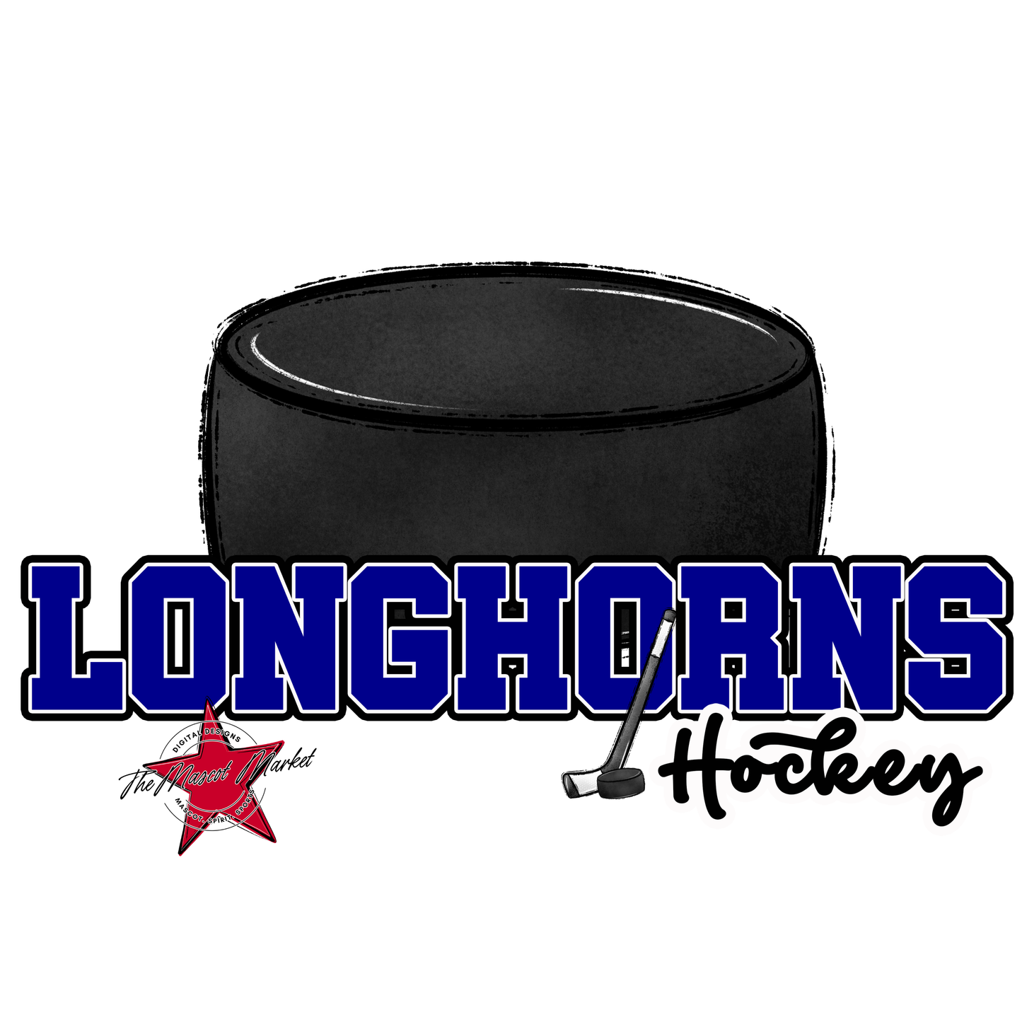Longhorns Varsity Hockey-Blue