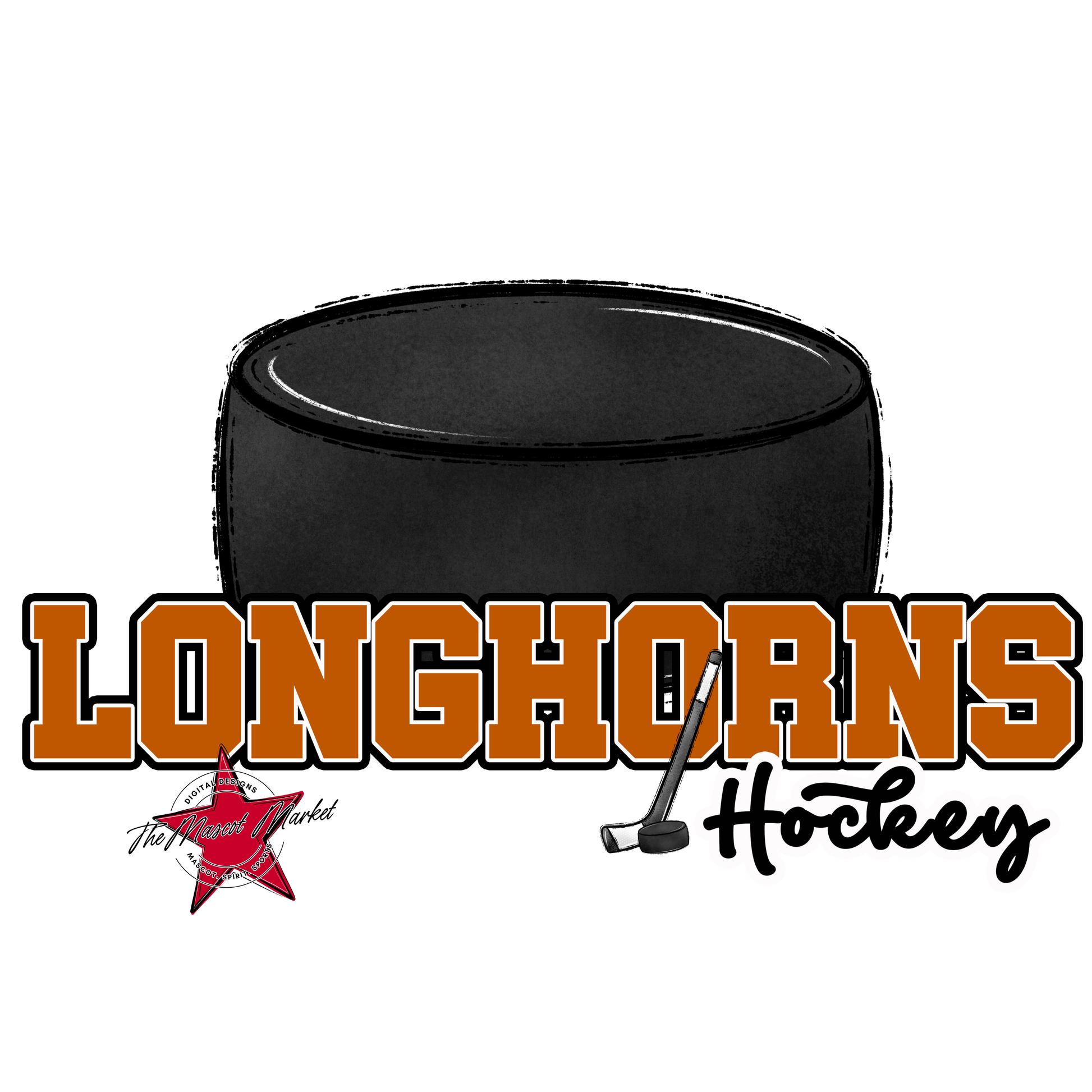 Longhorns Varsity Hockey-Burnt Orange