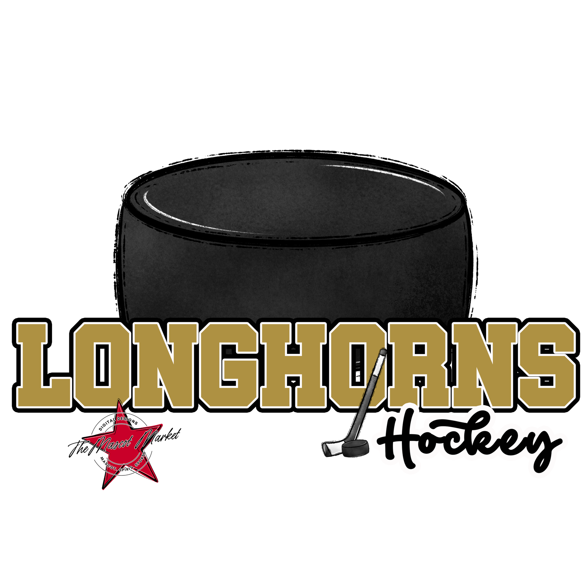 Longhorns Varsity Hockey-Gold
