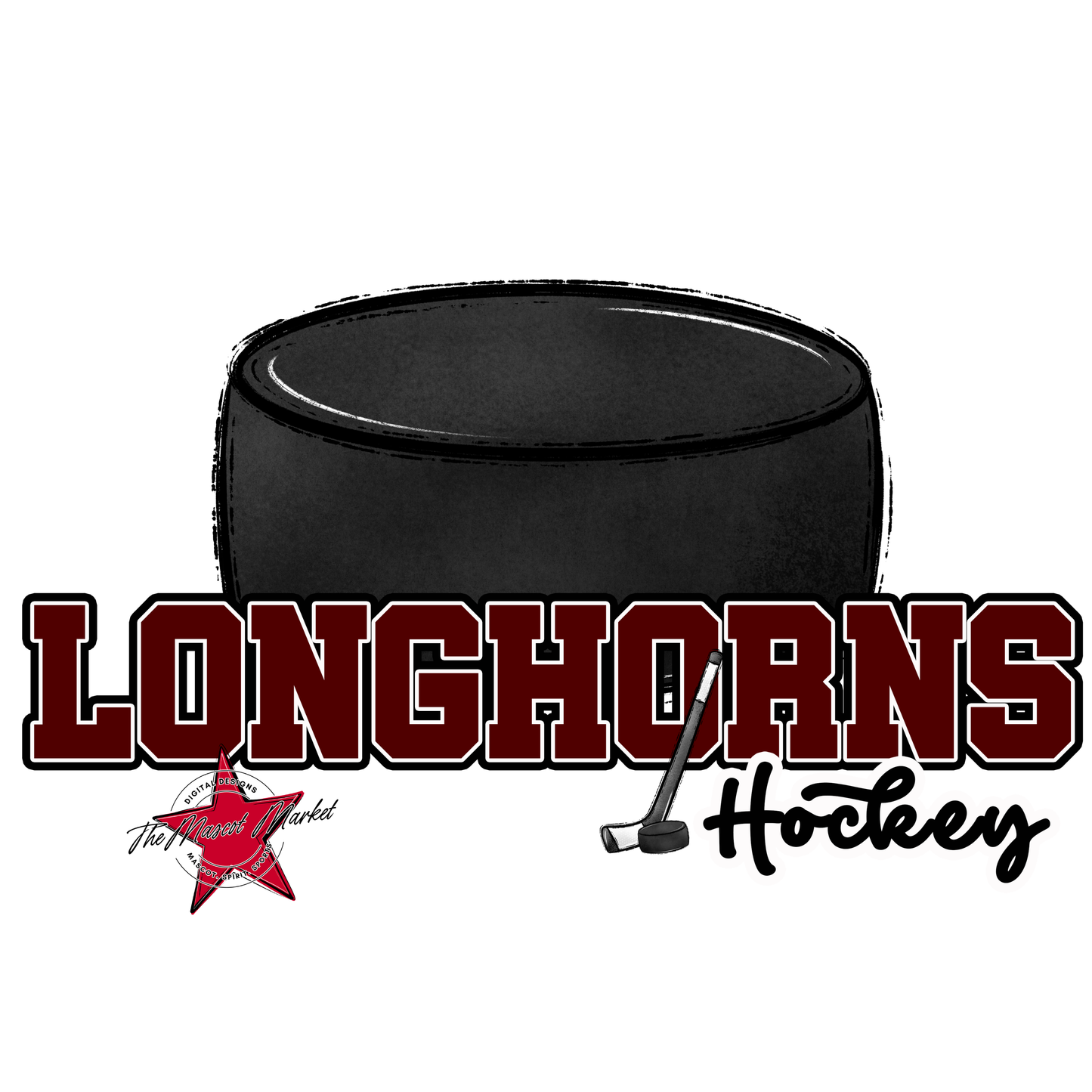 Longhorns Varsity Hockey-Maroon