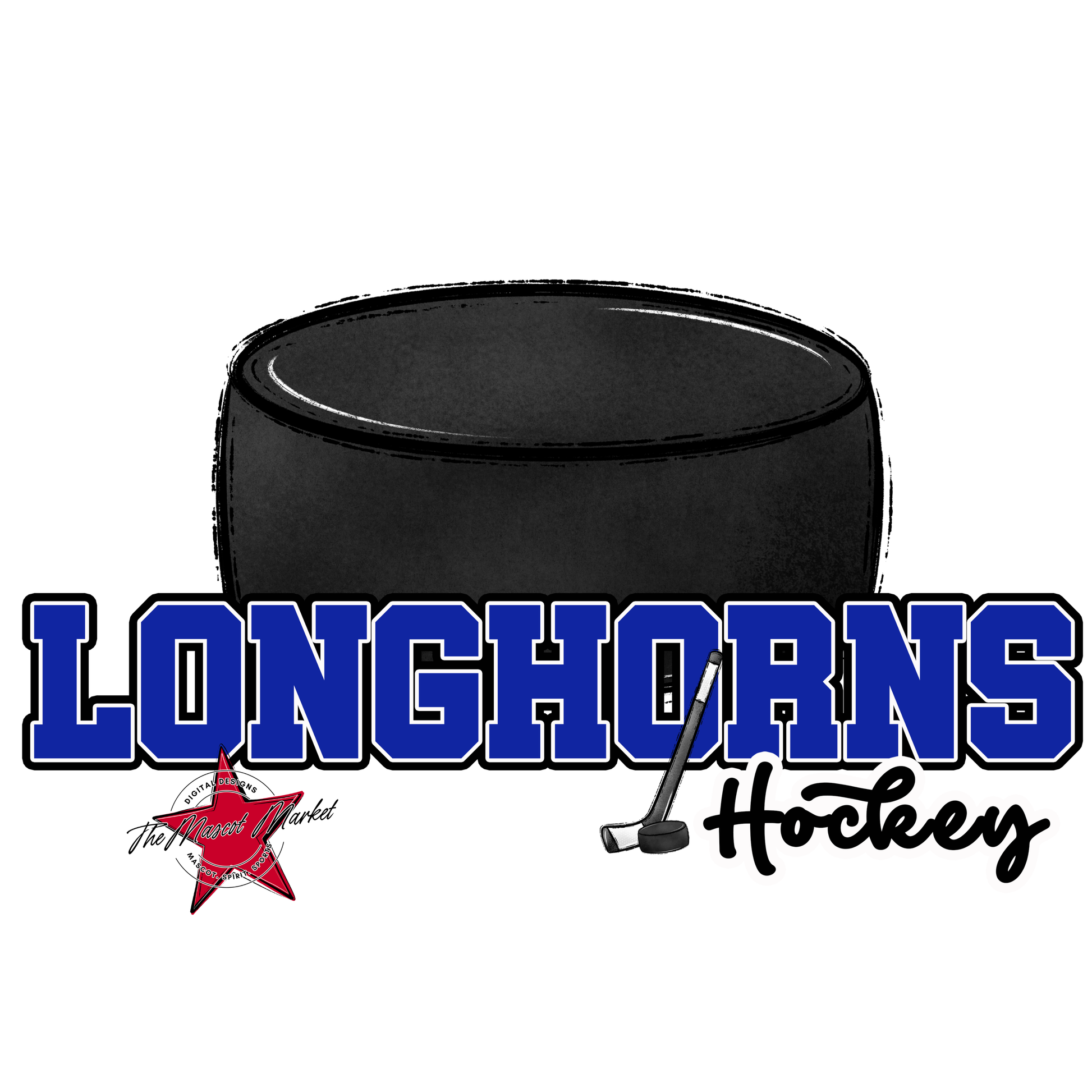 Longhorns Varsity Hockey-Royal Blue