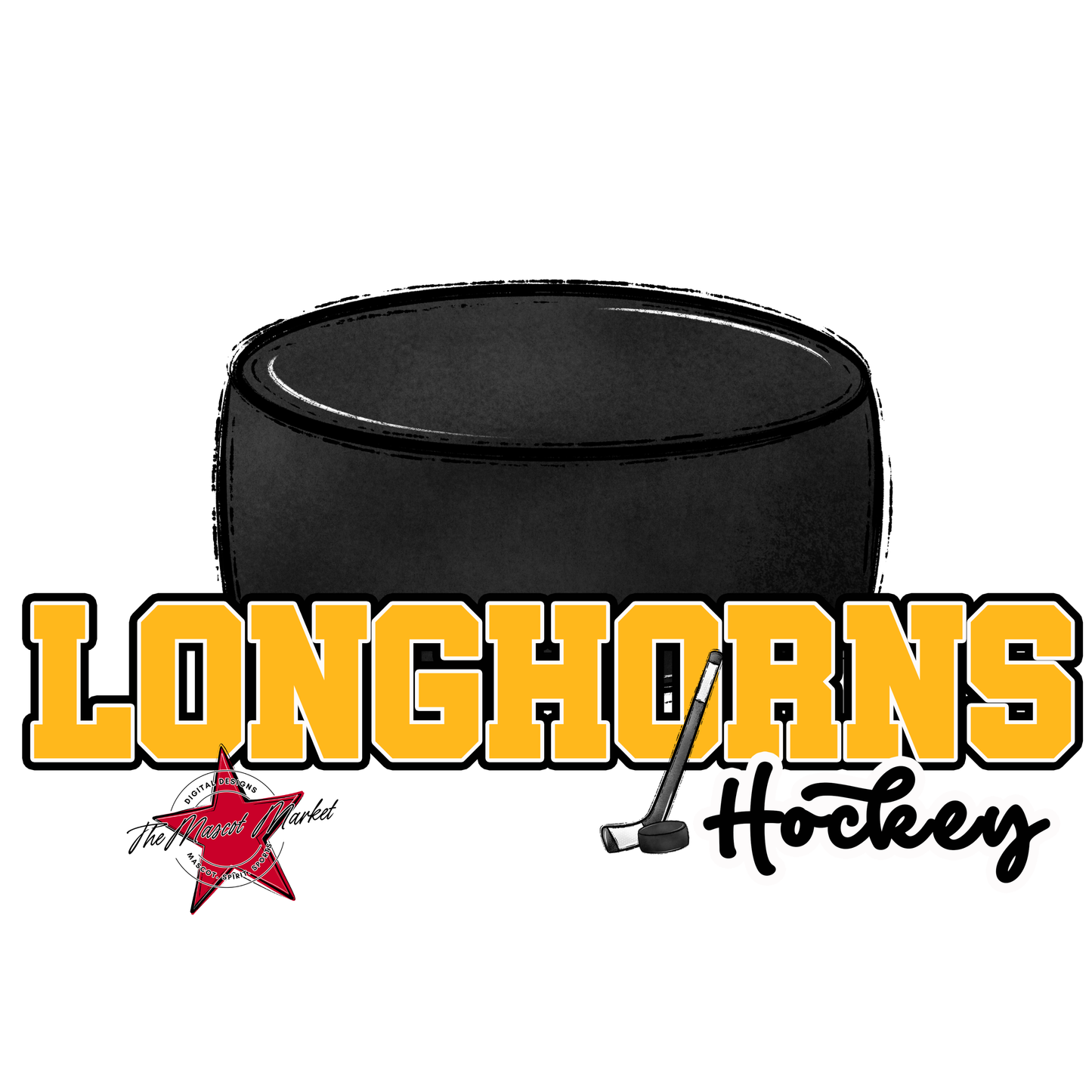 Longhorns Varsity Hockey-Yellow