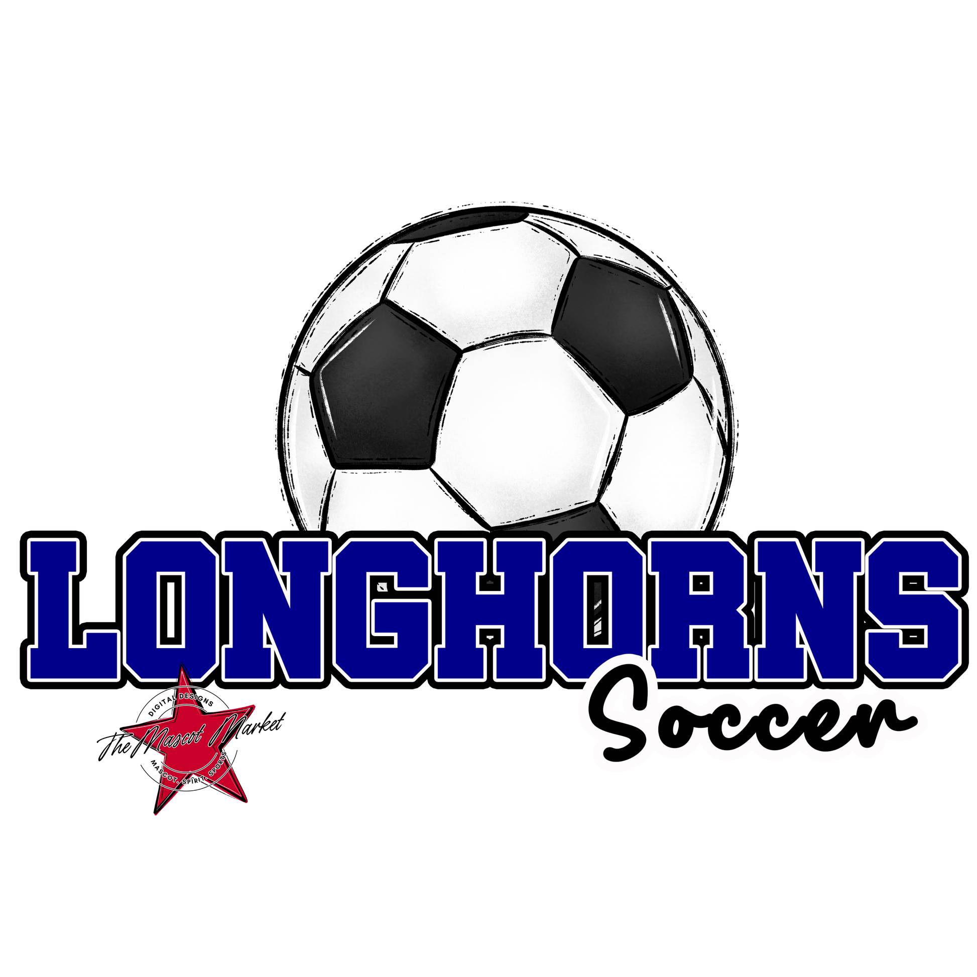 Longhorns Varsity Soccer-Blue