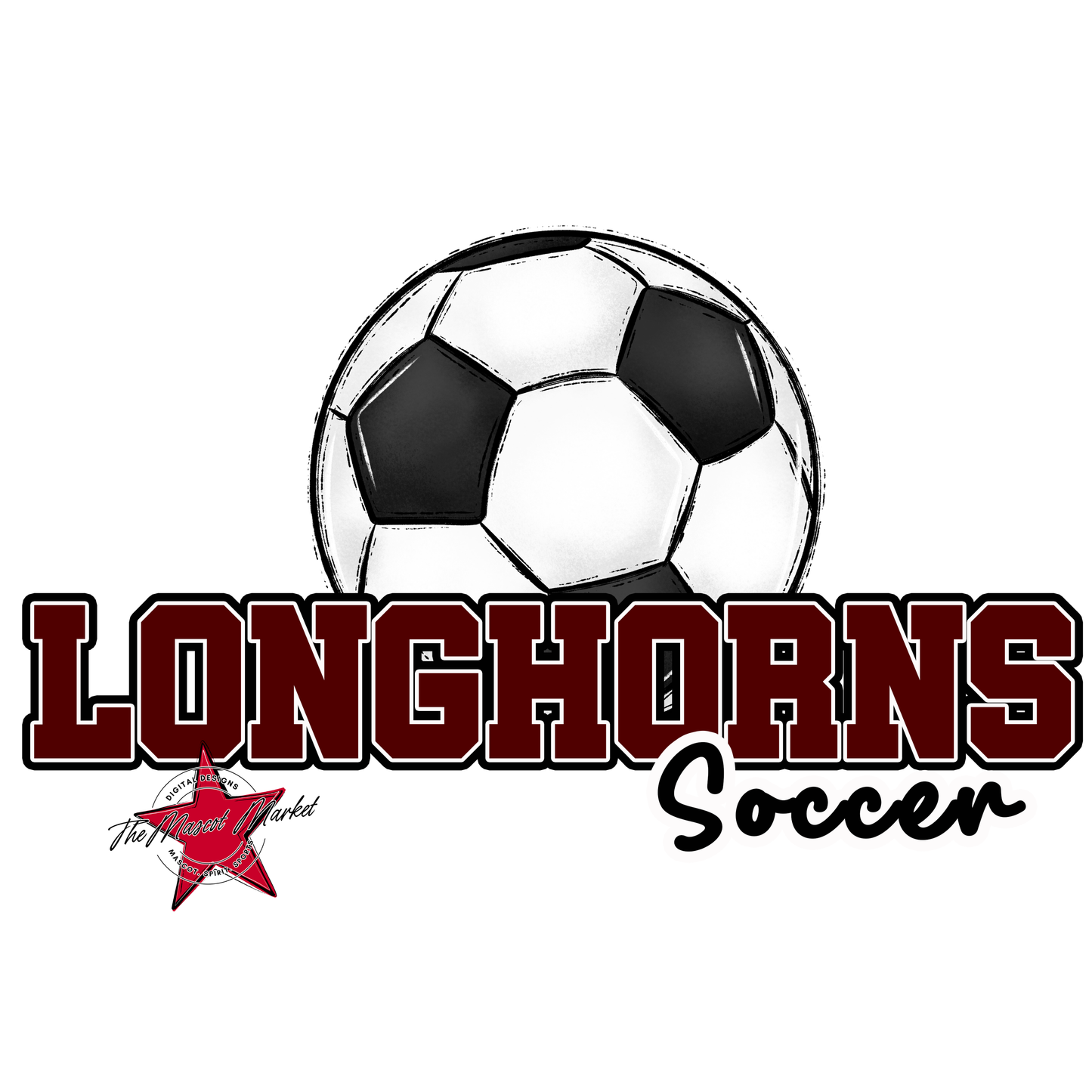 Longhorns Varsity Soccer-Maroon