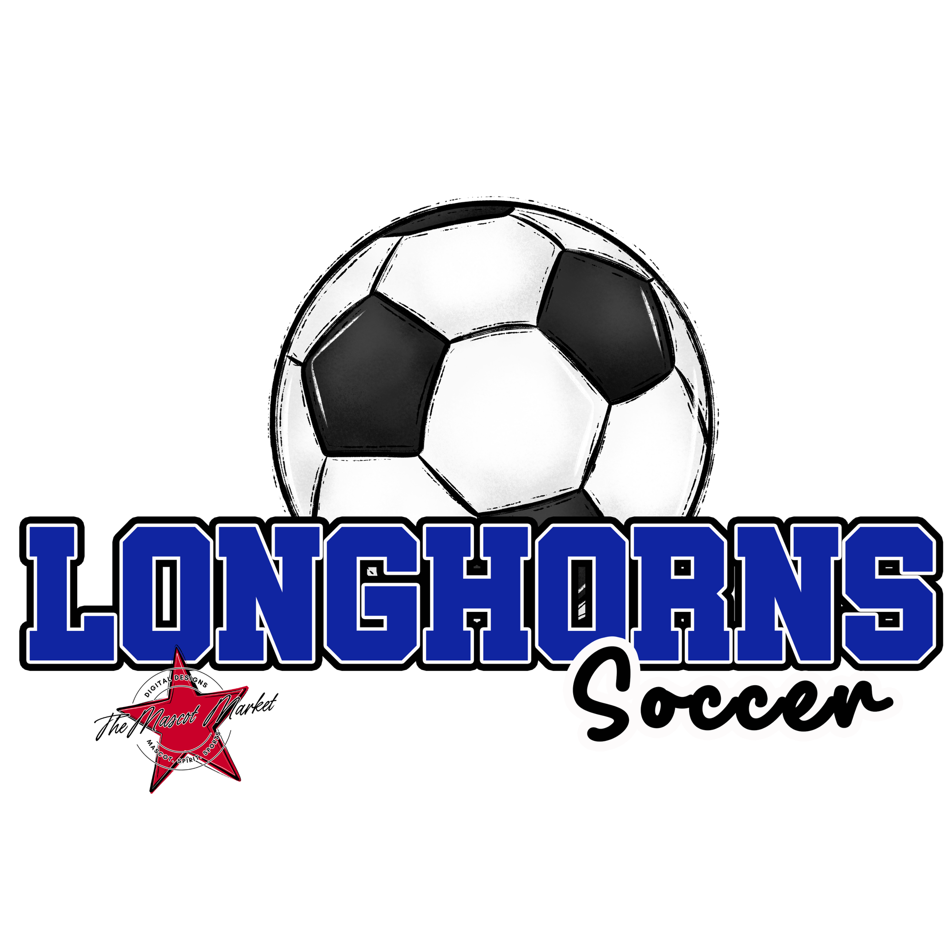 Longhorns Varsity Soccer-Royal Blue