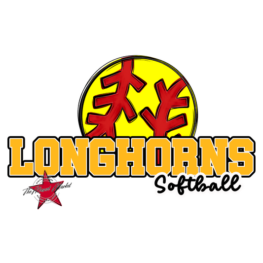 Longhorns Varsity Softball-Yellow