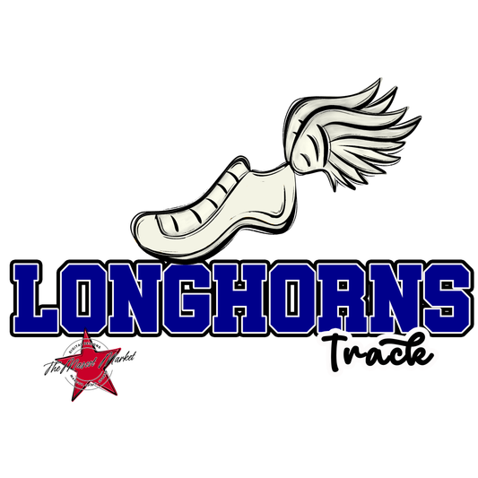 Longhorns Varsity Track-Blue