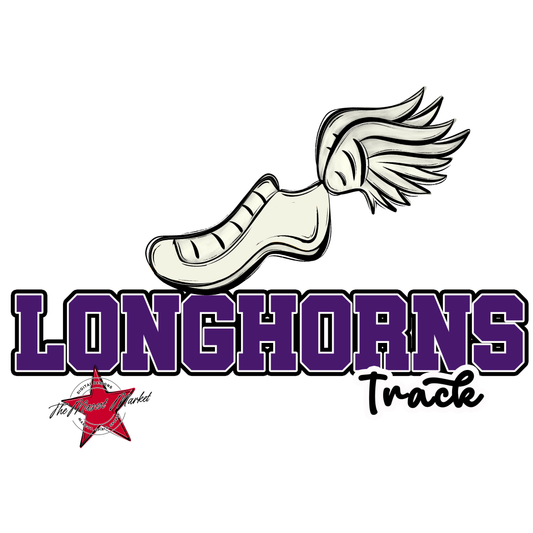 Longhorns Varsity Track-Purple