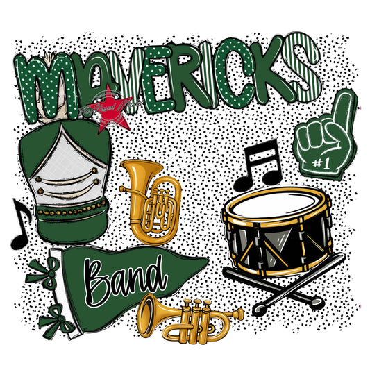 Mavericks Band Spirit-Green