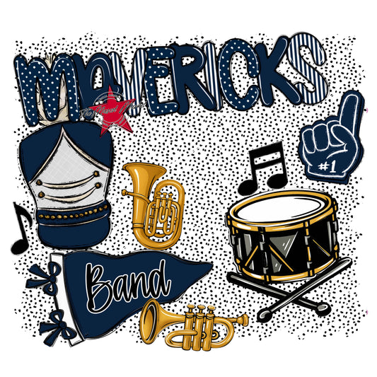 Mavericks Band Spirit-Navy