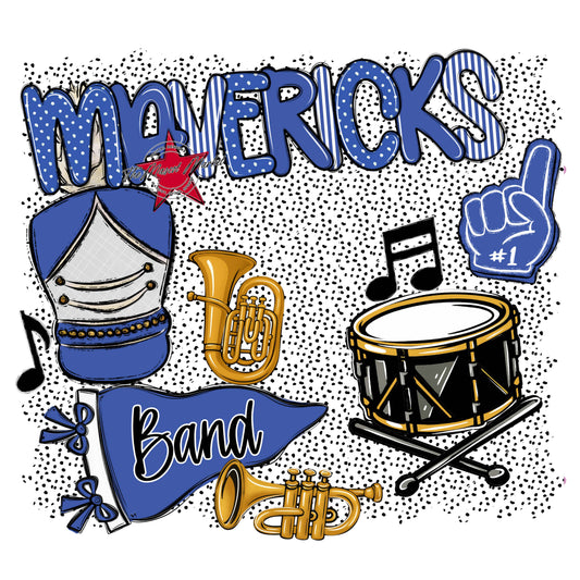 Mavericks Band Spirit-Off Blue