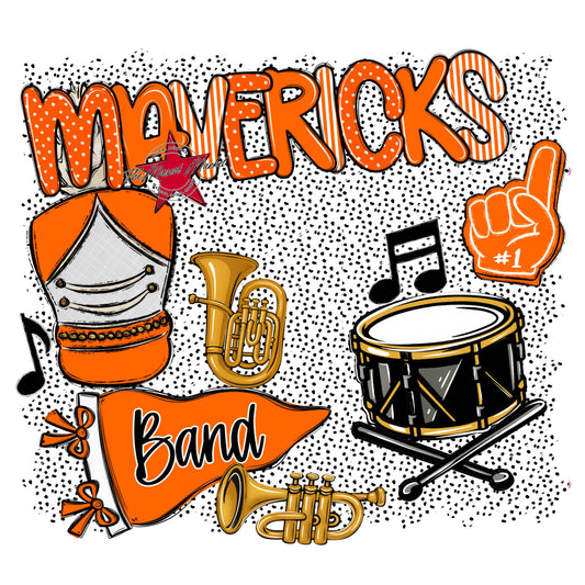 Mavericks Band Spirit-Orange
