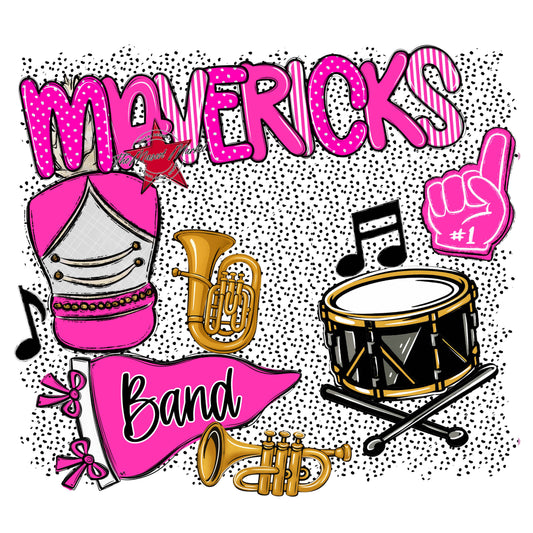Mavericks Band Spirit-Pink