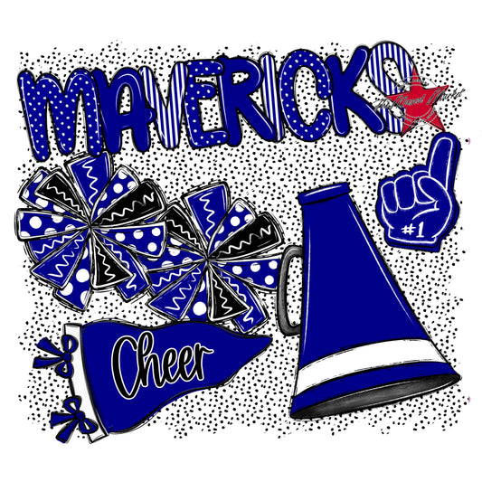 Mavericks Cheer Spirit-Blue
