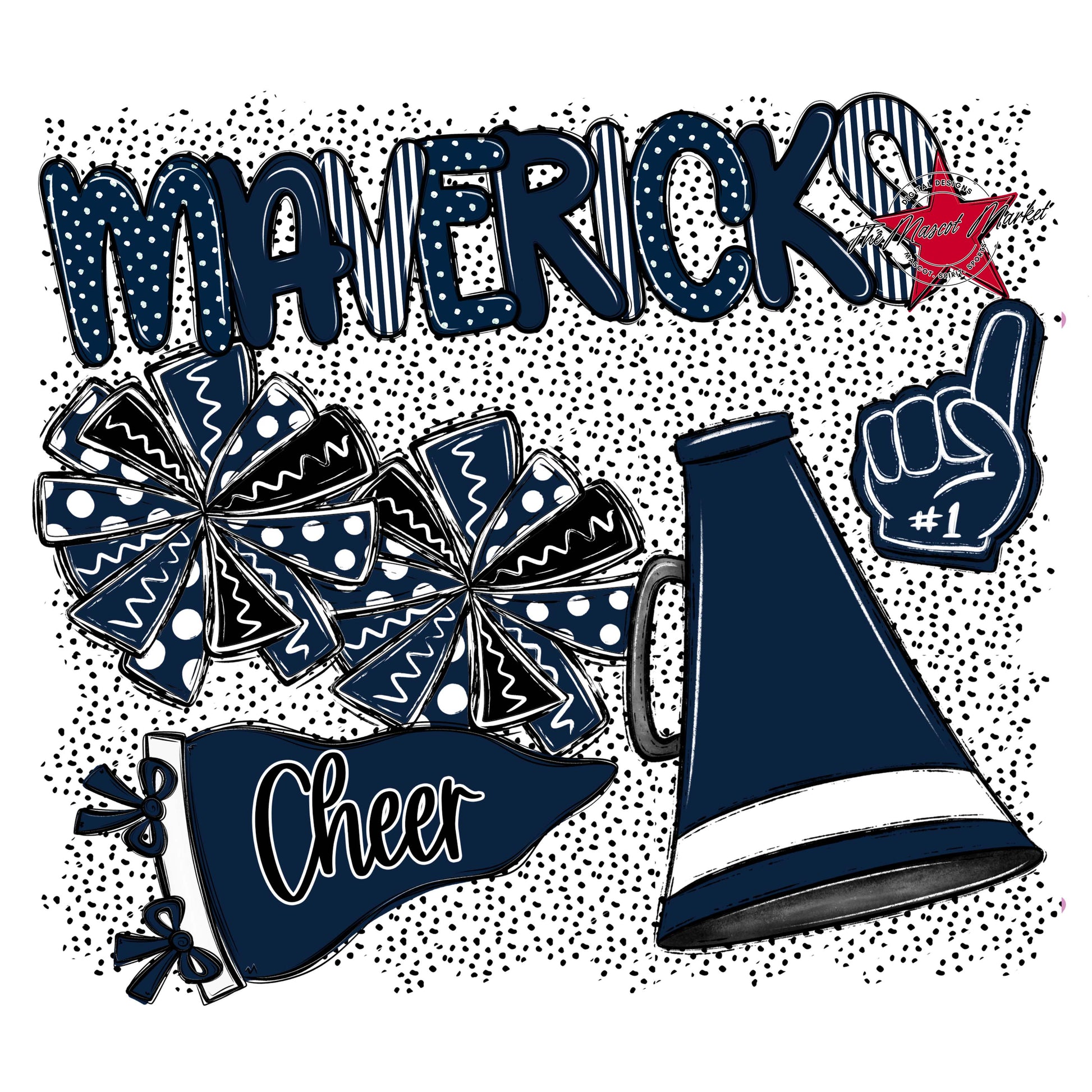 Mavericks Cheer Spirit-Navy
