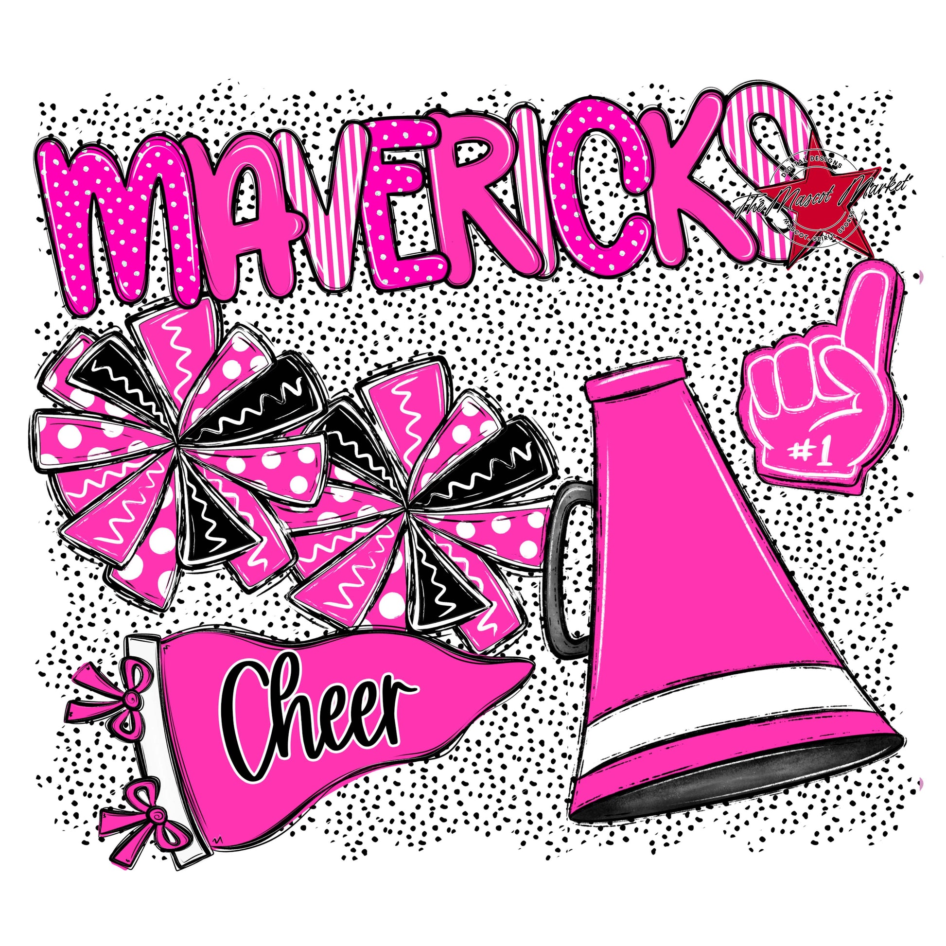 Mavericks Cheer Spirit-Pink