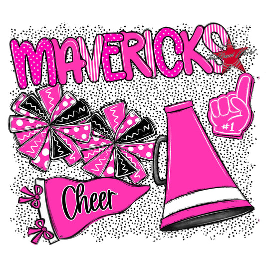 Mavericks Cheer Spirit-Pink