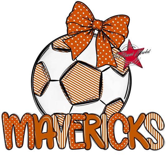 Mavericks Soccer Spirit Design-Burnt Orange