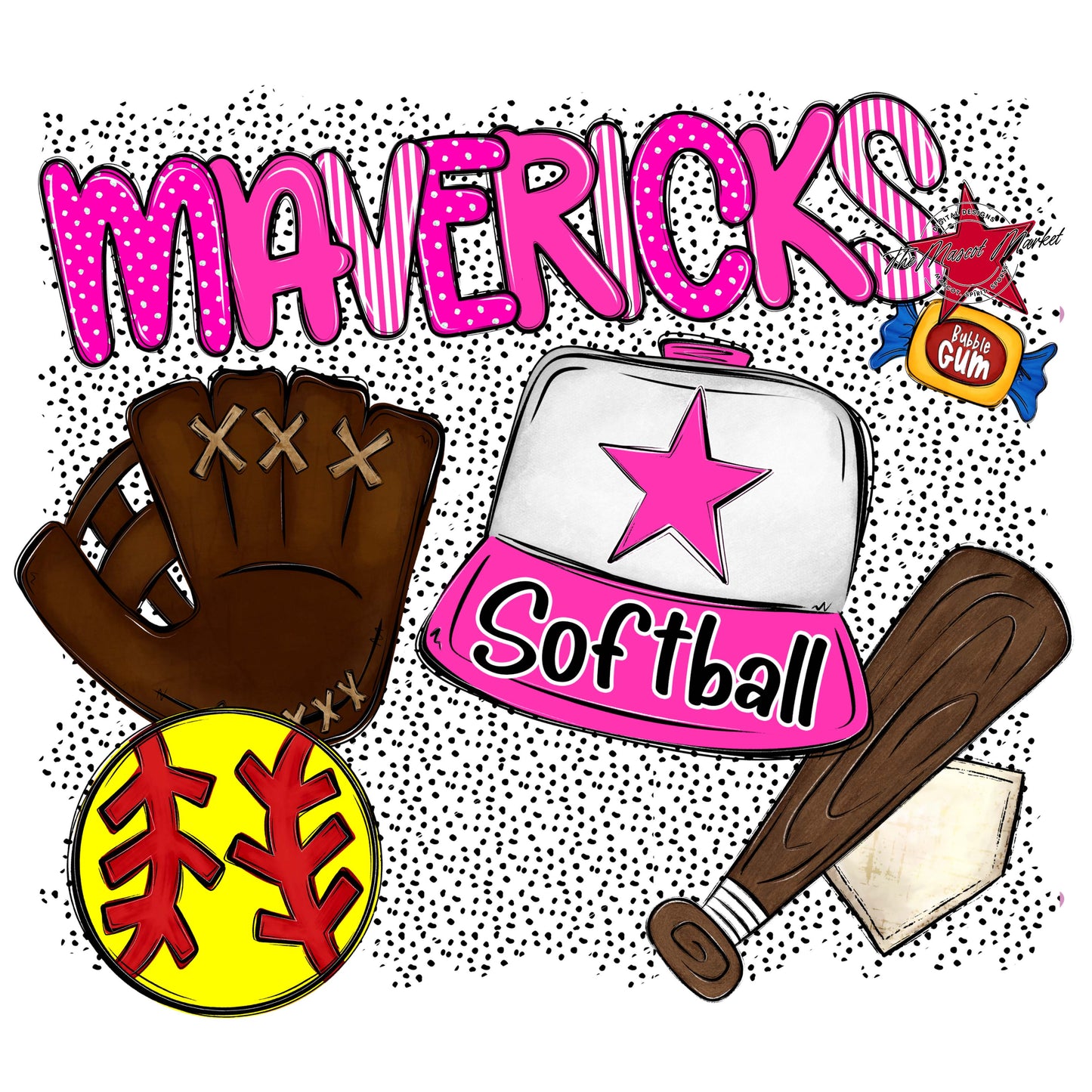 Mavericks Softball Spirit-Pink