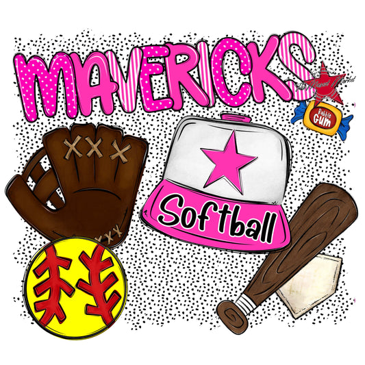 Mavericks Softball Spirit-Pink