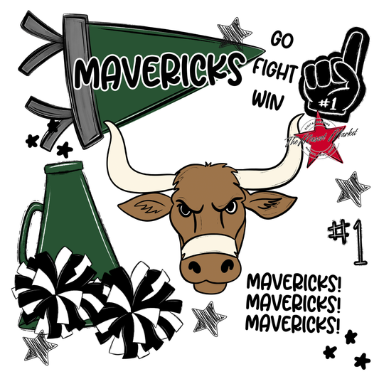 Mavericks Spirit Design-Green