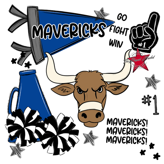 Mavericks Spirit Design-Off Blue