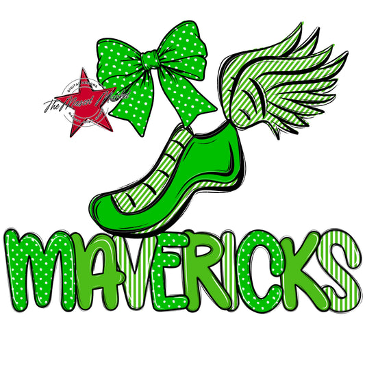 Mavericks Track Spirit Design-Bright Green