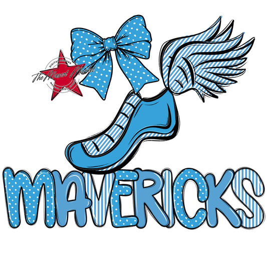 Mavericks Track Spirit Design-Carolina Blue