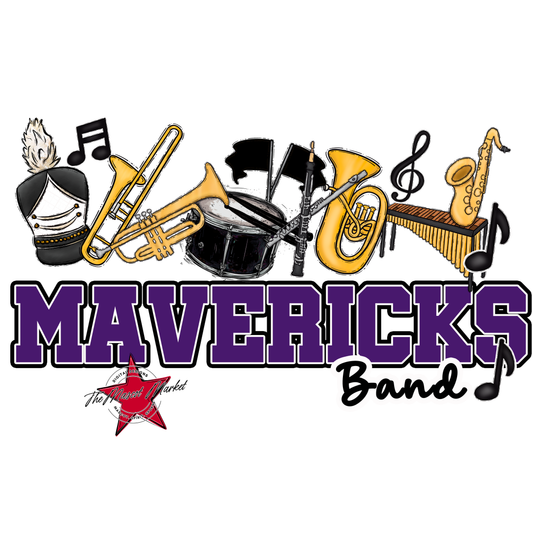 Mavericks Varsity Band-Purple