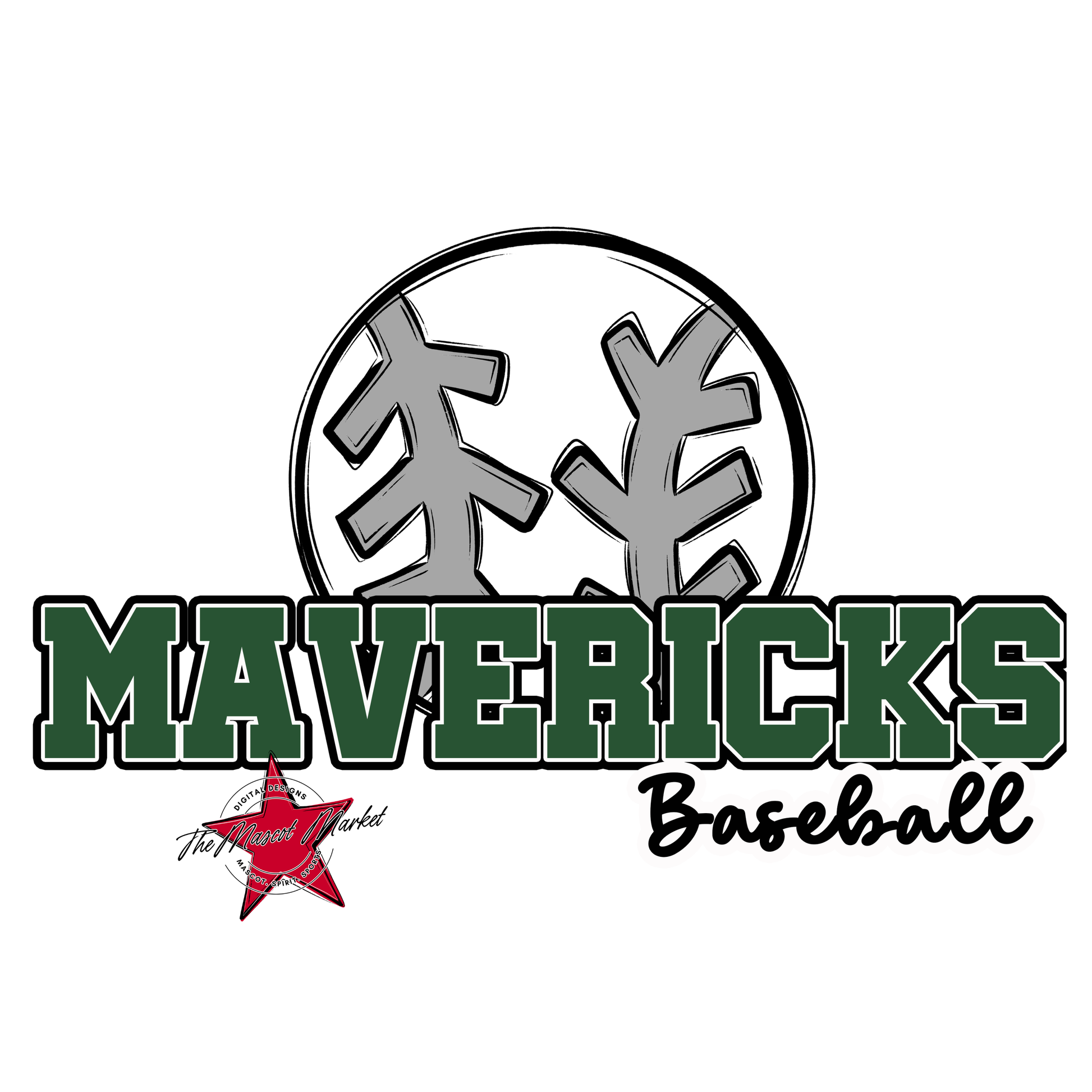 Mavericks Varsity Baseball-Green