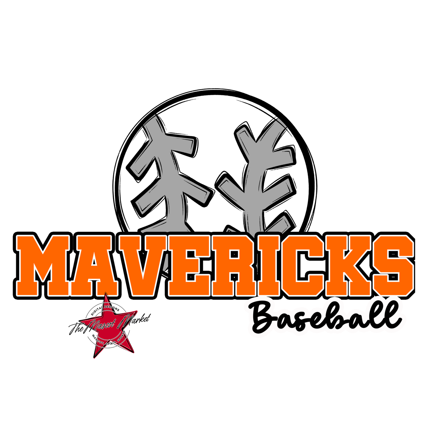 Mavericks Varsity Baseball-Orange