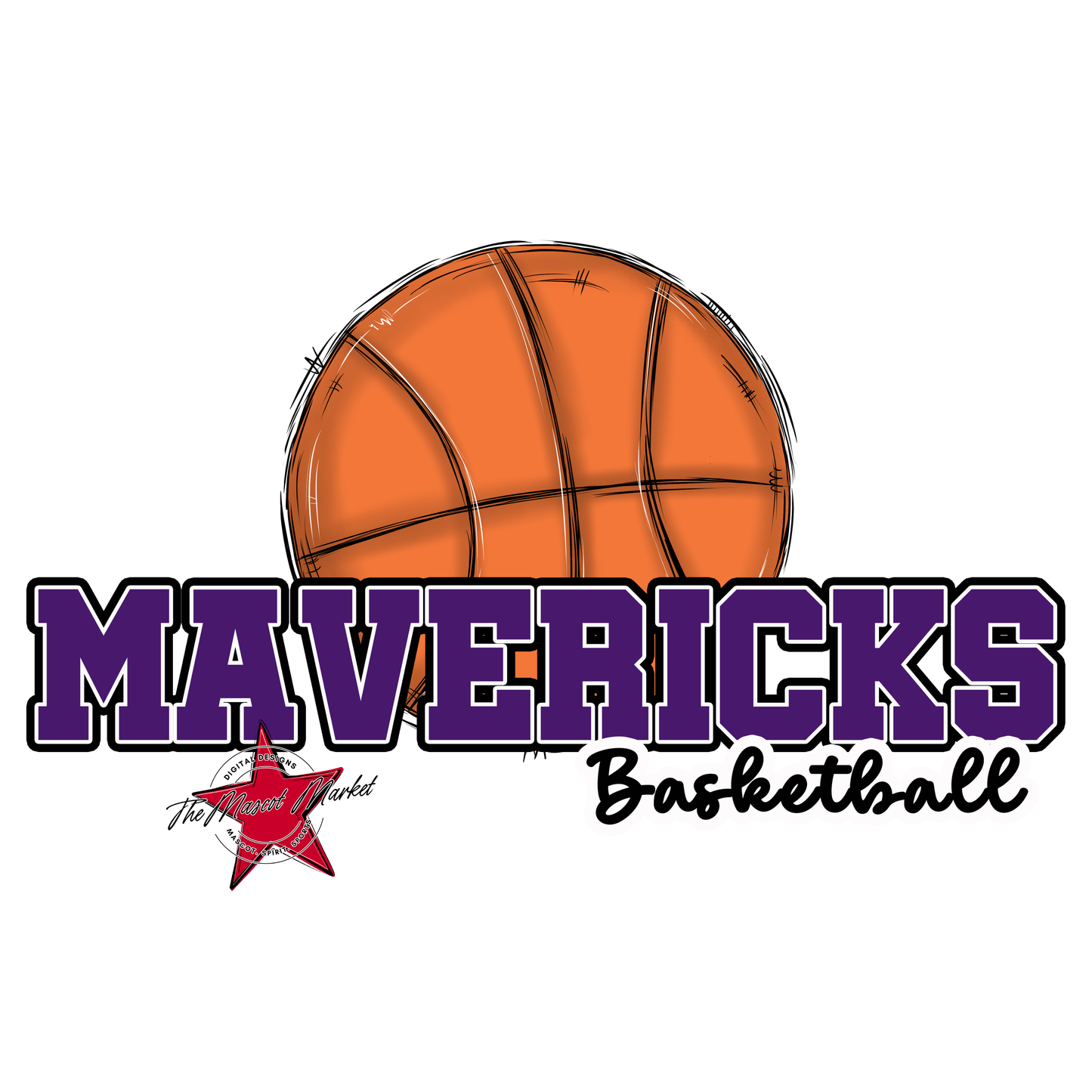 Mavericks Varsity Basketball-Purple