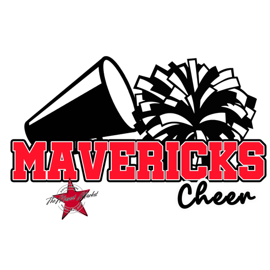 Mavericks Varsity Cheer-Bright Red