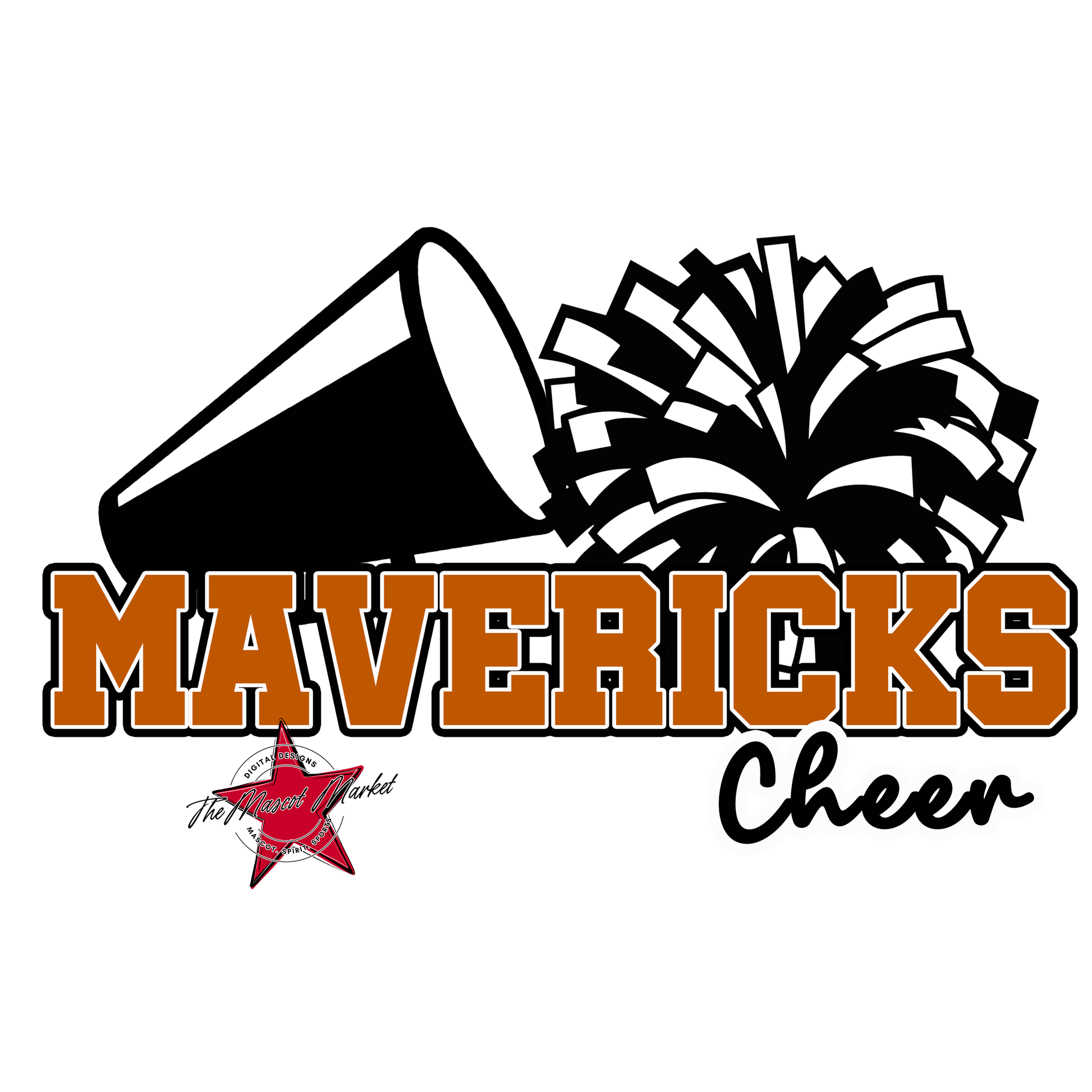 Mavericks Varsity Cheer-Burnt Orange