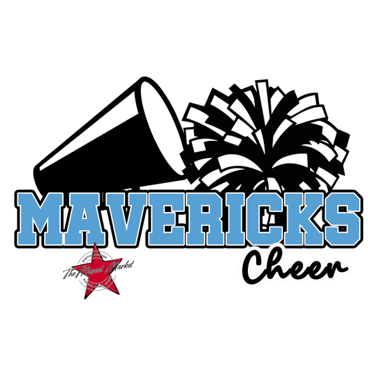 Mavericks Varsity Cheer-Carolina Blue