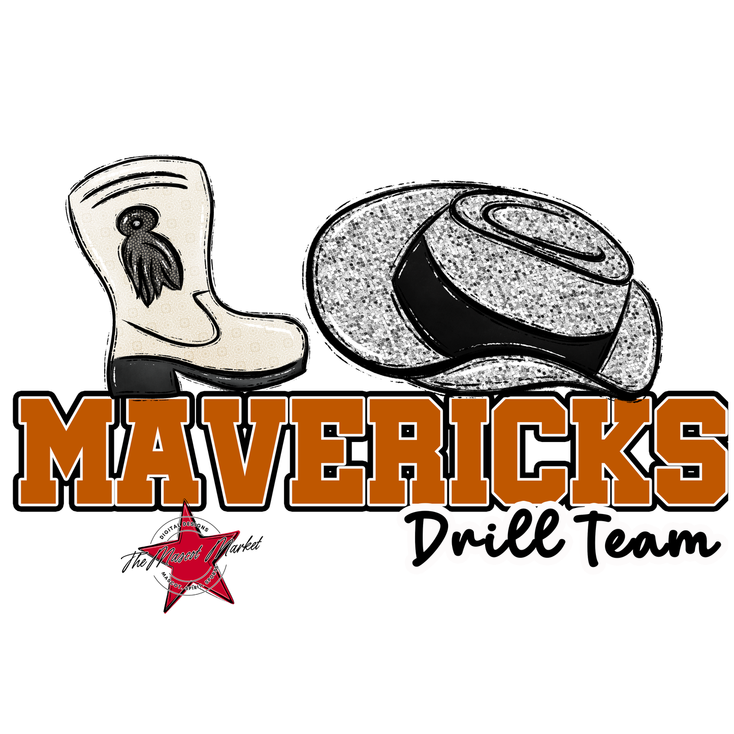 Mavericks Varsity Drillteam-Burnt Orange