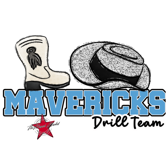 Mavericks Varsity Drillteam-Carolina Blue