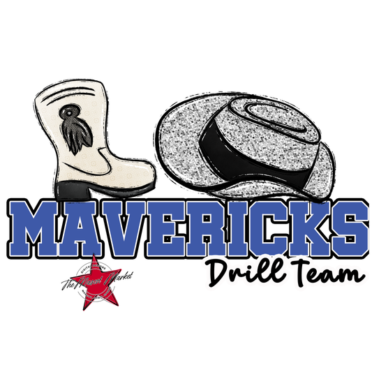 Mavericks Varsity Drillteam-Off Blue