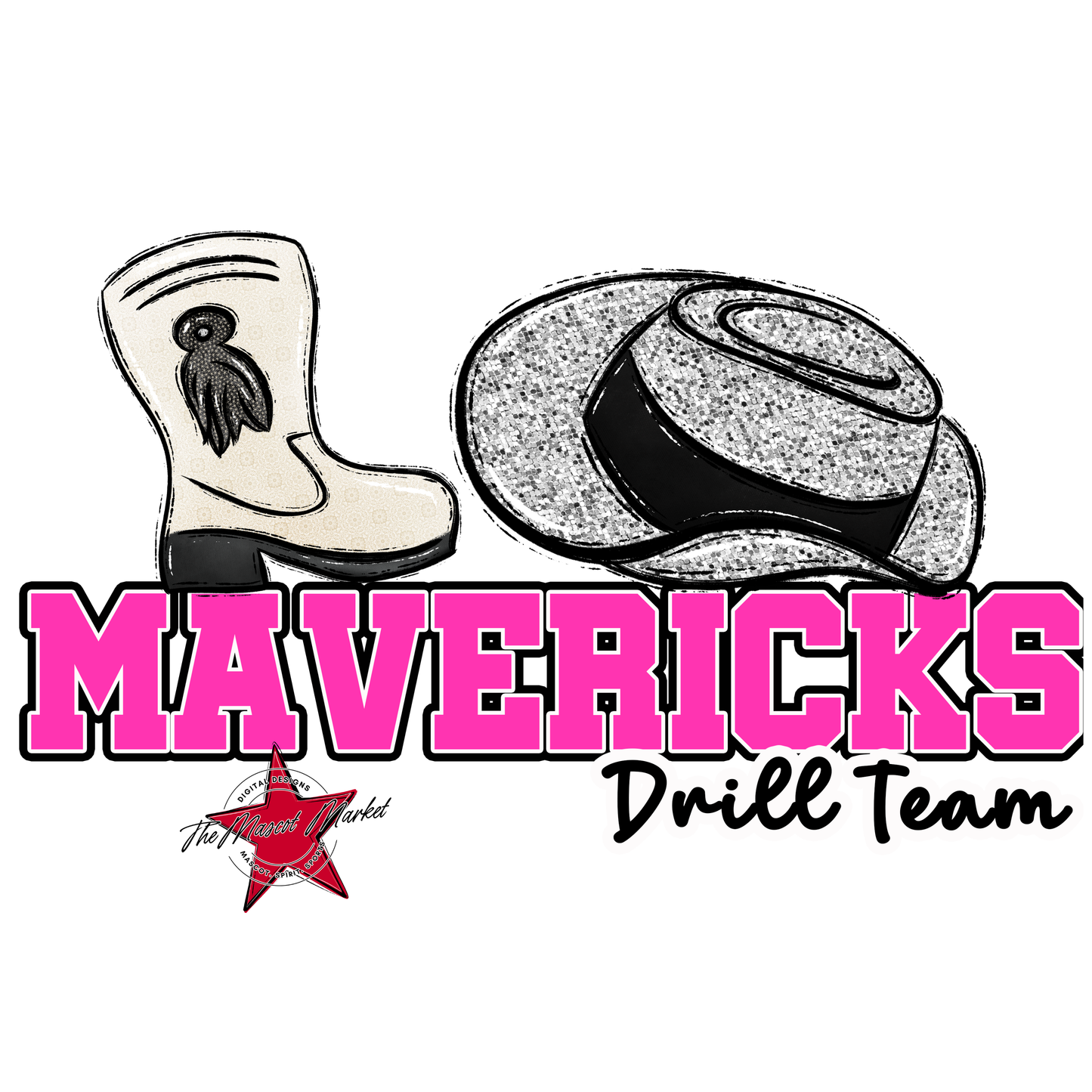 Mavericks Varsity Drillteam-Pink