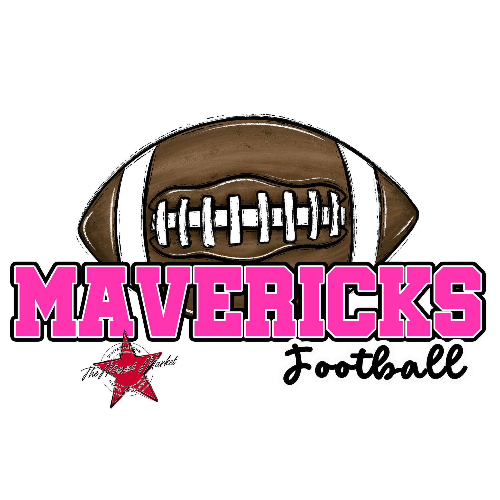 Mavericks Varsity Football-Pink